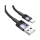 USAMS Kabel U-Turn USB-C 1m czarny - 1569176 - zdjęcie