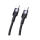 Kabel USB USAMS Kabel pleciony 240W USB-C/USB-C 1,2m stalowy