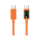 USAMS Kabel PD 60W USB-C/USB-C 1,2m pomarańczowy - 1569113 - zdjęcie