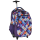 Paso Plecak na kółkach fioletowy w kolorowe wzory - 301677 - zdjęcie 1