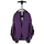 Paso Plecak na kółkach fioletowy w kolorowe wzory - 301677 - zdjęcie 3