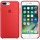 Apple Silicone Case iPhone 7/8 Plus Red - 325674 - zdjęcie 1