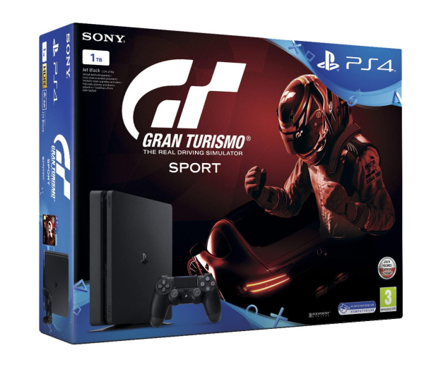 Sony PlayStation 4 1TB Slim + Gran Turismo Sport - 386506 - zdjęcie