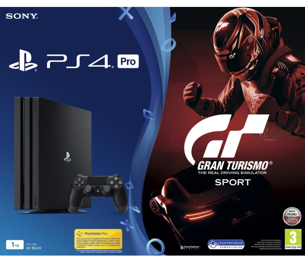 Sony Playstation 4 PRO 1TB + Gran Turismo Sport - 386507 - zdjęcie 2