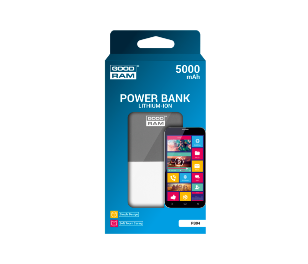 GOODRAM Power Bank 5000 mAh 1,5A - 387474 - zdjęcie 2