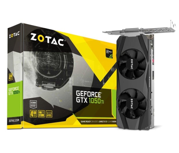 Zotac GeForce GTX 1050 Ti Low Profile 4GB GDDR5 - 387596 - zdjęcie