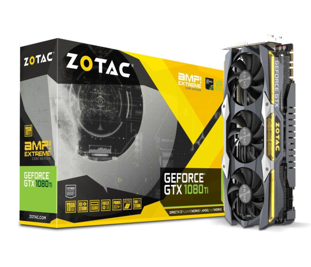 Zotac GeForce GTX 1080 Ti AMP Extreme Core 11GB GDDR5X - 387539 - zdjęcie