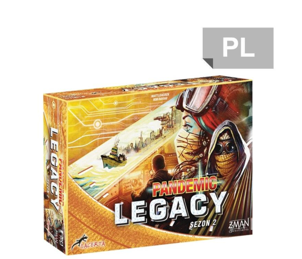 Lacerta Pandemic Legacy - Sezon 2 - Edycja żółta - 390216 - zdjęcie