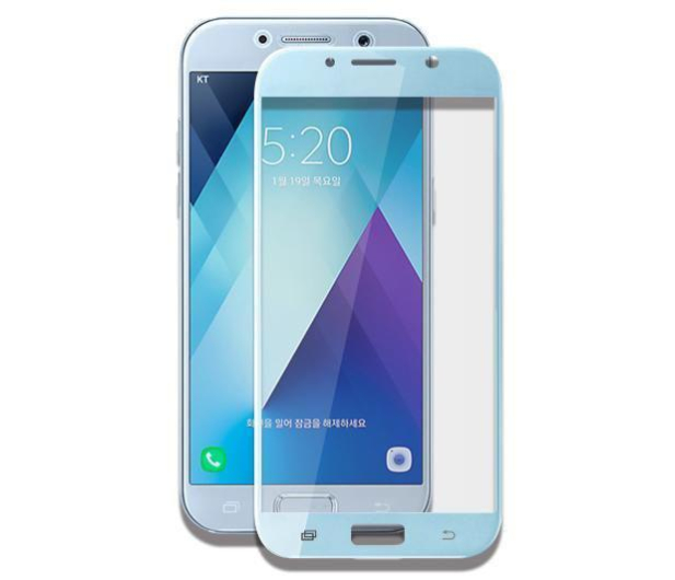 Samsung Szkło Hartowane 3D do Galaxy A3 2017 Niebieski - 390640 - zdjęcie
