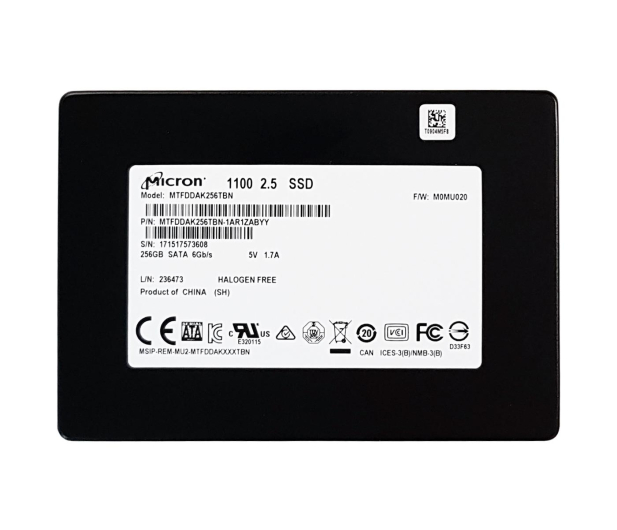 Micron 256GB 2,5" SSD M1100 3D NAND OEM - 382690 - zdjęcie 2