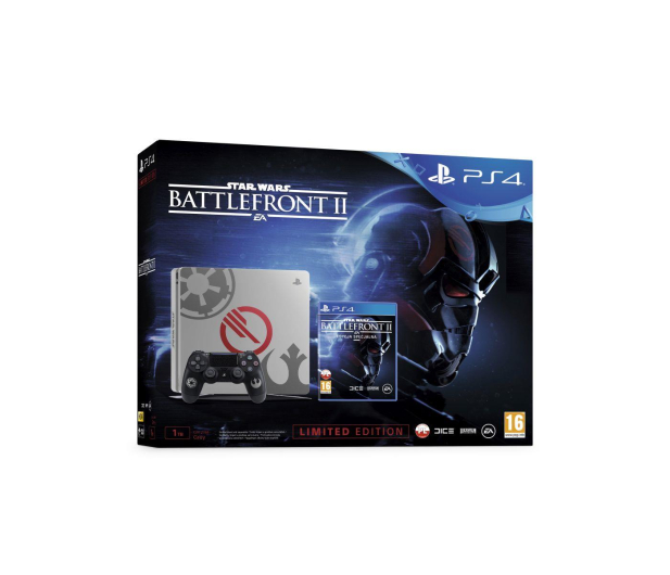 Sony PlayStation 4 1TB Slim + SW Battlefront II Deluxe - 392715 - zdjęcie