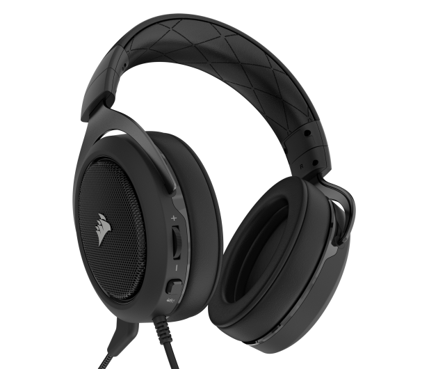 Corsair HS50 Stereo Gaming Headset (czarne) - 393727 - zdjęcie 4