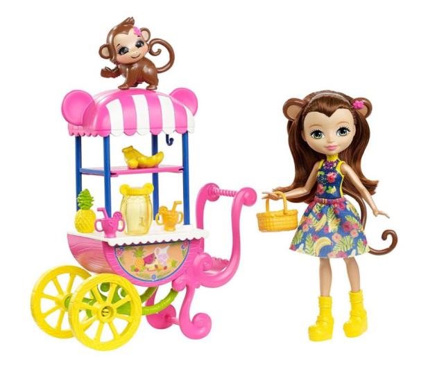 Mattel Enchantimals Lalka + Wózek z owocami - 394400 - zdjęcie