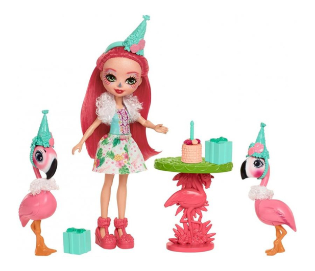 Mattel Enchantimals Lalka + Flamingi - 394401 - zdjęcie