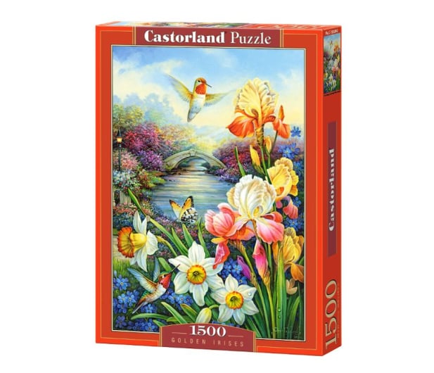 Castorland Golden Irises - 394707 - zdjęcie