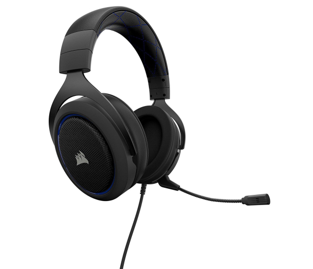 Corsair HS50 Stereo Gaming Headset (niebieskie) - 395038 - zdjęcie 3