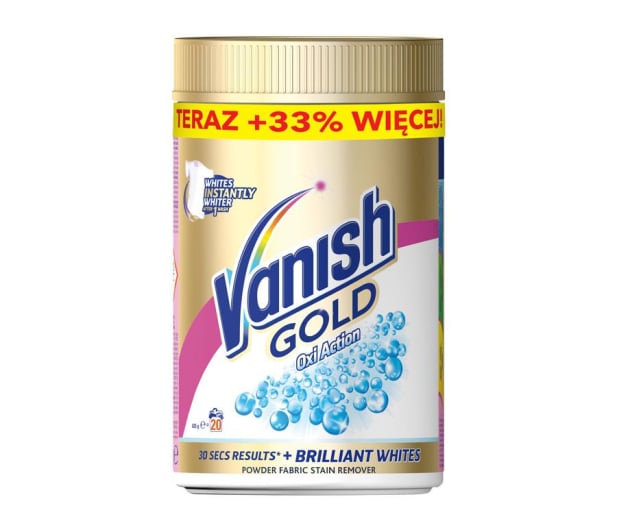 Vanish Odplamiacz Gold White proszek 625g - 391465 - zdjęcie
