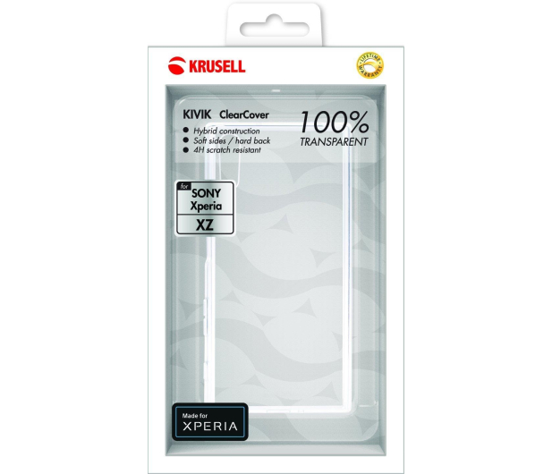 Krusell Kivik Cover do Sony Xperia XZ Transparent - 397040 - zdjęcie 3