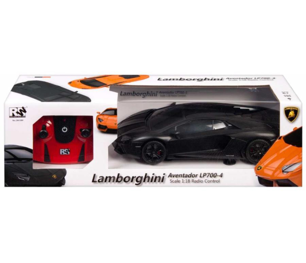 Mega Creative Samochód Lamborghini RC czarny - 398532 - zdjęcie