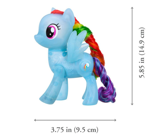My Little Pony Świecące Kopytka Rainbow Dash - 399088 - zdjęcie 2