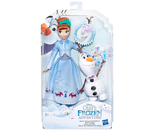 Hasbro Disney Frozen Przygoda Olafa Anna - 399190 - zdjęcie 3