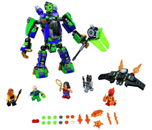LEGO DC Comics Super Heroes Starcie z mechem Lexa - 395185 - zdjęcie 3