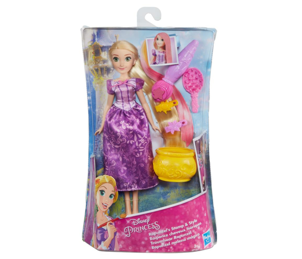 Hasbro Disney Princess Roszpunka z magicznym stempelkiem - 399644 - zdjęcie 3
