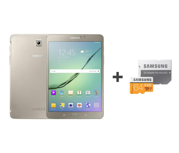 Samsung Galaxy Tab S2 8.0 T713 32GB Wi-Fi złoty + 64GB - 396772 - zdjęcie