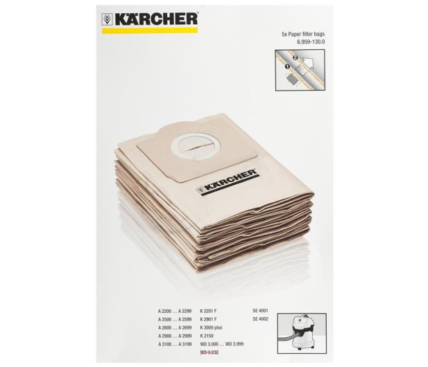 Karcher 6.959-130.0 Papierowe torebki filtracyjne - 366265 - zdjęcie