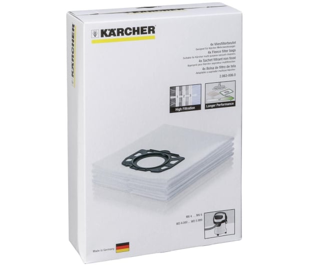 Karcher 2.863-006.0 Flizelinowe torebki filtracyjne - 366493 - zdjęcie 1