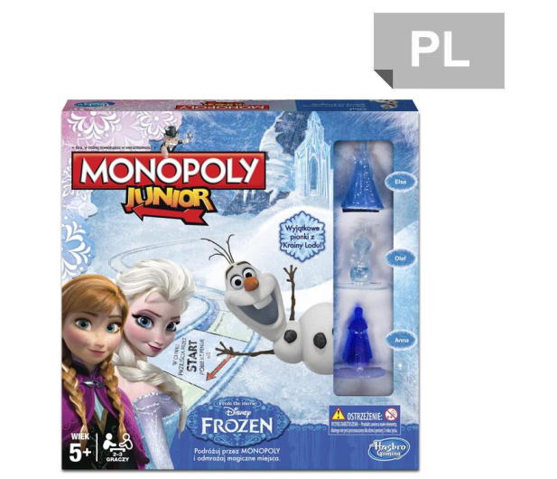 Hasbro Monopoly Junior Frozen - 264788 - zdjęcie
