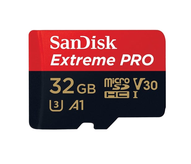 SanDisk 32GB microSDHC Extreme Pro 100MB/s A1 C10 V30 U3 - 367639 - zdjęcie