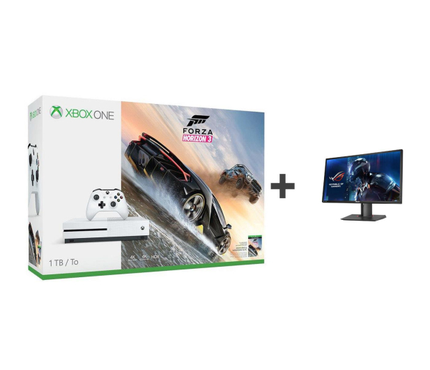 Microsoft Xbox ONE S 1TB + FH 3 + Monitor ASUS MG28UQ - 364059 - zdjęcie