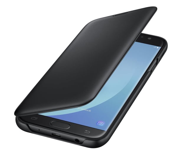 Samsung Wallet Cover do Galaxy J7 (2017) Black - 368765 - zdjęcie