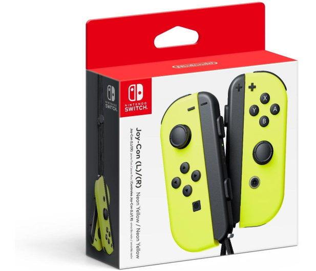 Nintendo Switch Joy-Con Controller - Neon Yellow (pair) - 369841 - zdjęcie 3