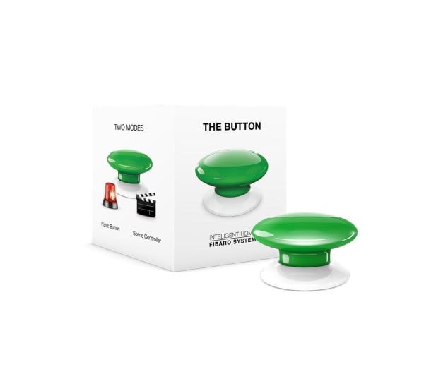 Fibaro The Button Zielony (Z-Wave) - 370485 - zdjęcie 2