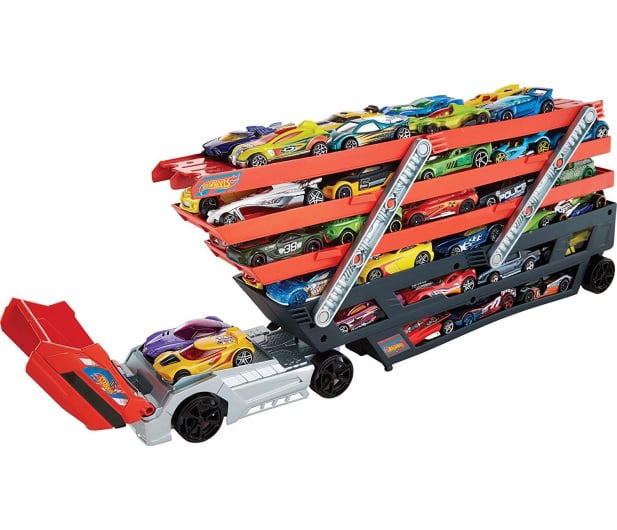 Mattel Hot Wheels Duża laweta ciężarówka transporter - 371026 - zdjęcie