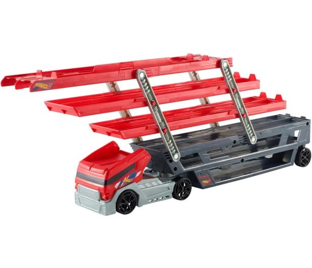 Mattel Hot Wheels Duża laweta ciężarówka transporter - 371026 - zdjęcie 3