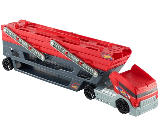 Mattel Hot Wheels Duża laweta ciężarówka transporter - 371026 - zdjęcie 2