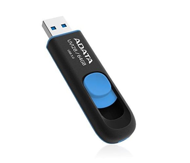 ADATA 64GB DashDrive UV128 czarno-niebieski (USB 3.1) - 370865 - zdjęcie 3