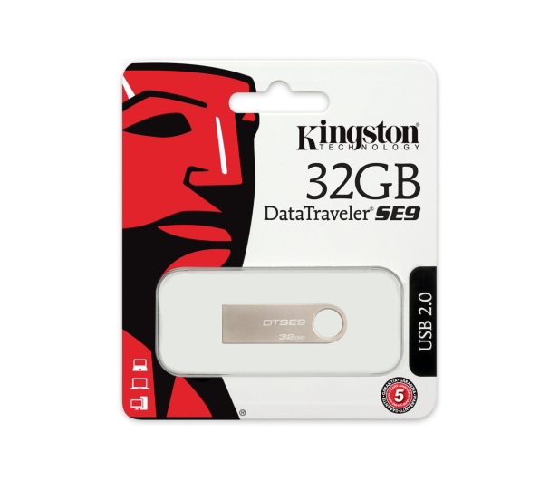 Kingston 32GB DataTraveler SE9 (Metalowy) - 105692 - zdjęcie 4