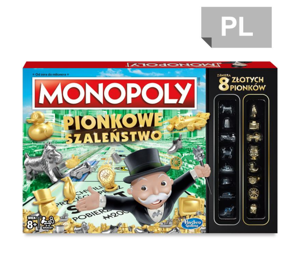 Hasbro Monopoly Pionkowe Szaleństwo - 346704 - zdjęcie