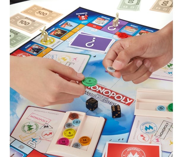 Hasbro Monopoly Here and Now Tu i teraz Edycja Świat - 263206 - zdjęcie 4