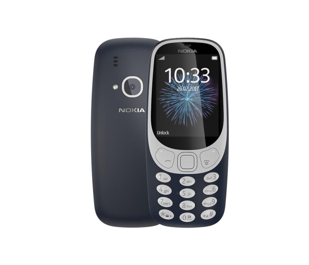 Nokia 3310 Dual SIM granatowy - 362999 - zdjęcie