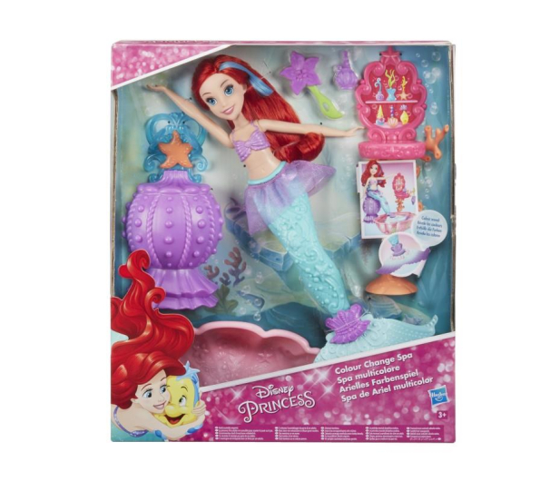 Hasbro Disney Princess Kolorowe SPA Arielki - 372023 - zdjęcie 5