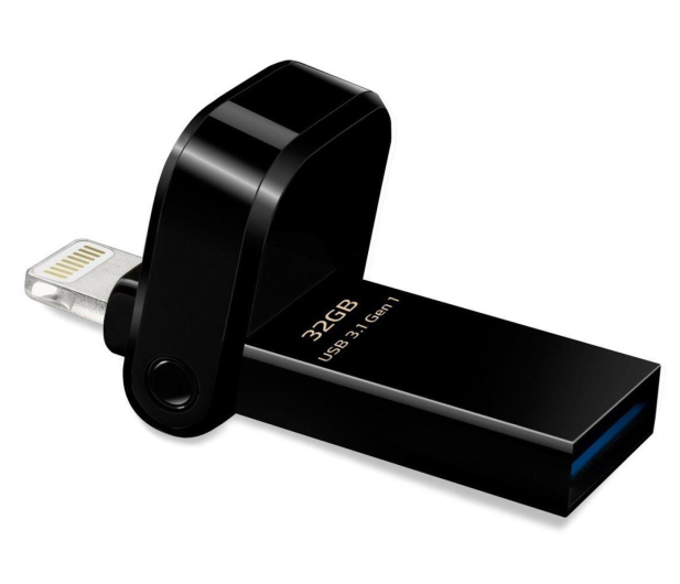 ADATA 32GB i-Memory AI920 jet black (USB 3.1+Lightning) - 374858 - zdjęcie
