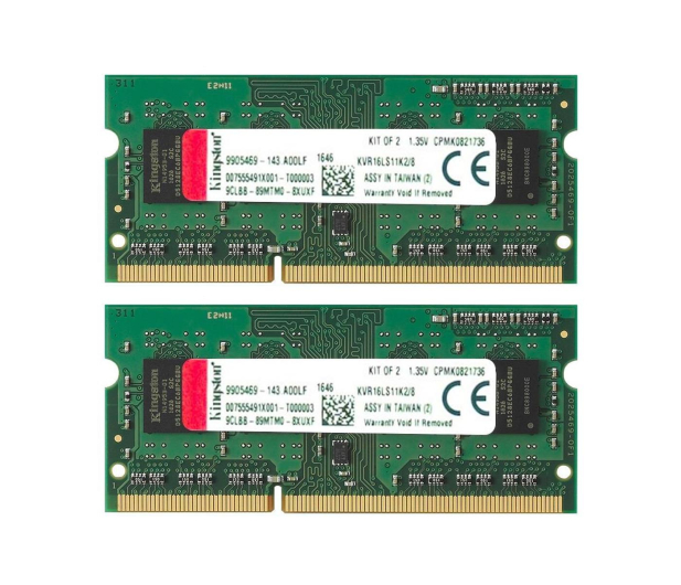 Kingston 8GB 1600MHz DDR3L CL11 1.35V (2x4GB) - 369780 - zdjęcie