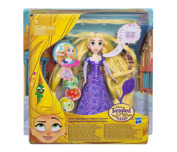 Hasbro Disney Princess Zaplątani Śpiewająca Roszpunka - 379353 - zdjęcie 5