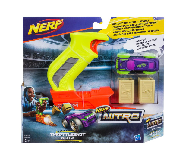 NERF Nitro Throttleshot Blitz Zielony - 379075 - zdjęcie 3