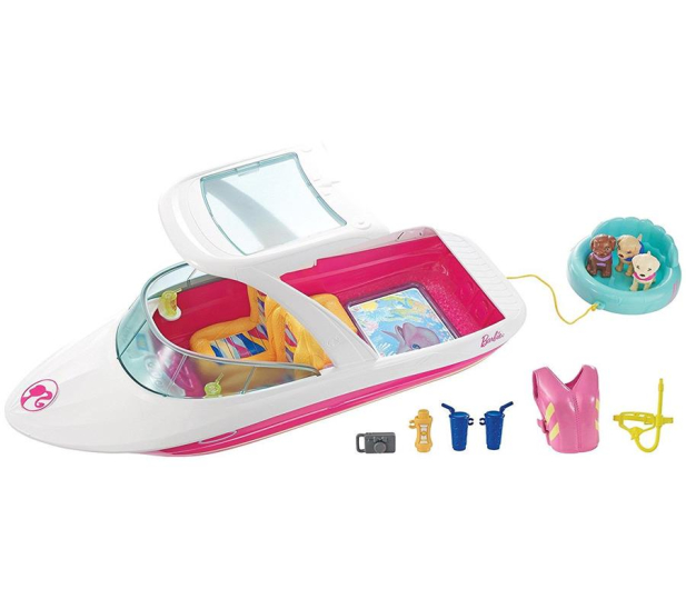 Barbie Wakacyjny Jacht z pieskami - 367324 - zdjęcie